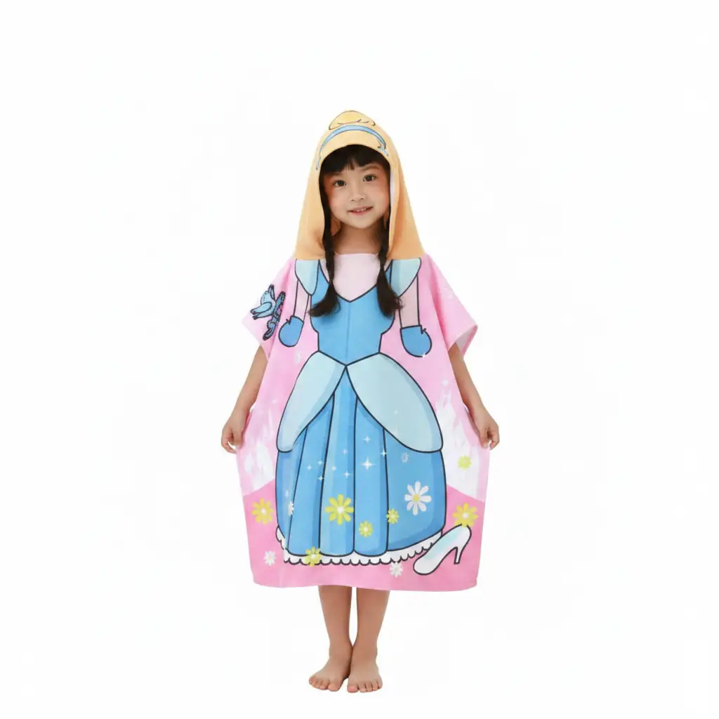 Kids Cartoon Hooded Bath Towel Bath towel Bath Towels