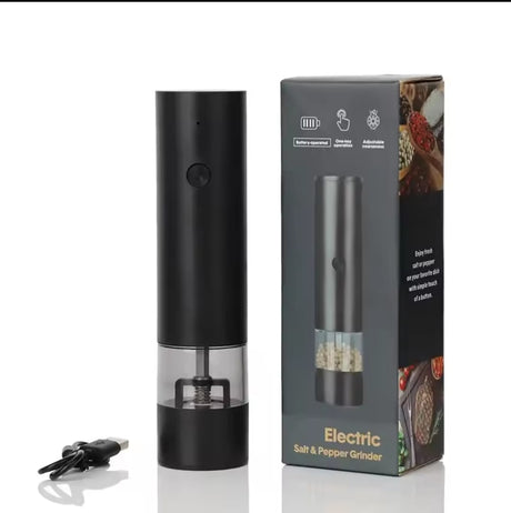 Rechargeable Electric Pepper Grinder Adjustable Ceramic Mill with USB Charging- Furaha Finds Kenya