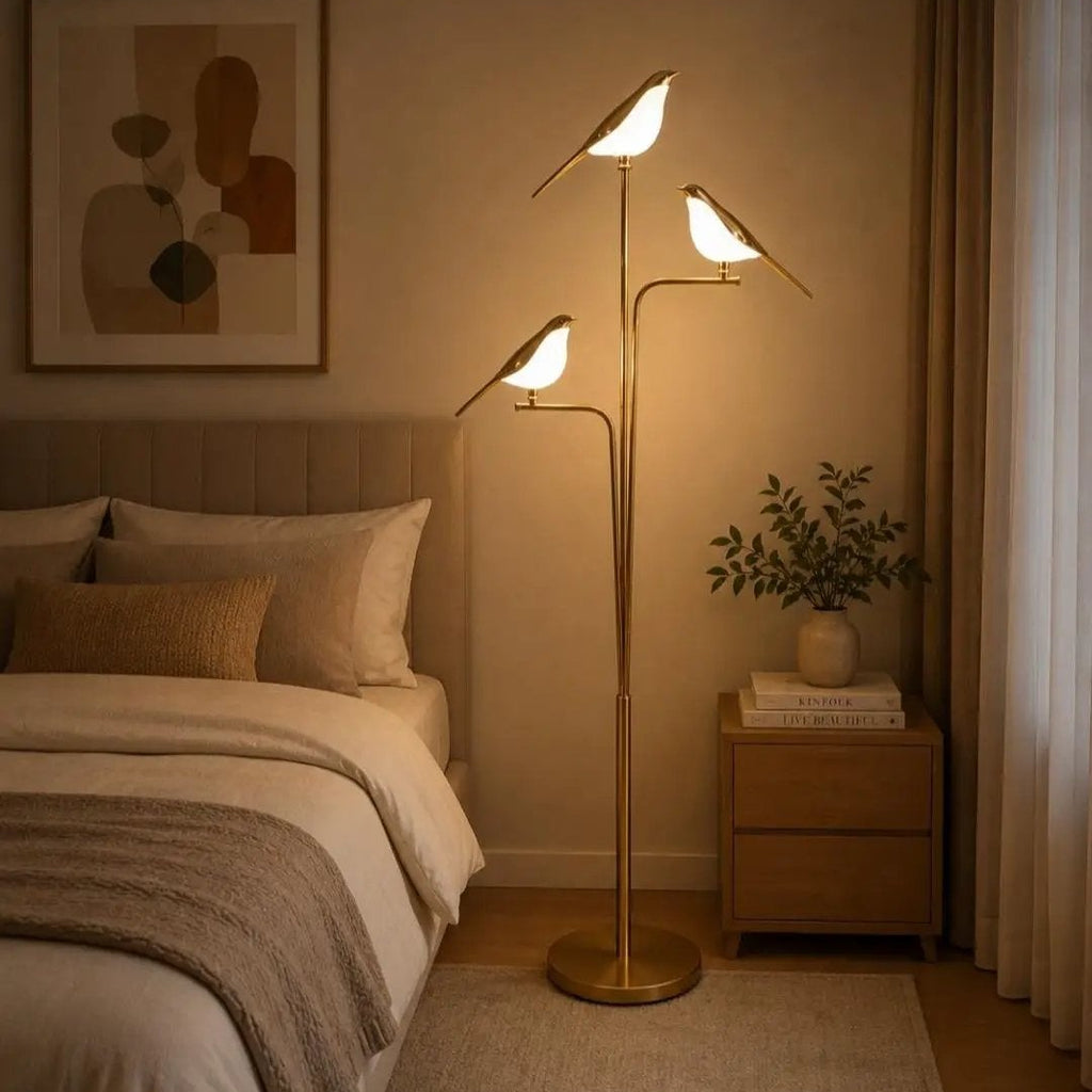 Bird Themed Floor Lamp Floor lamp Floor Lamps