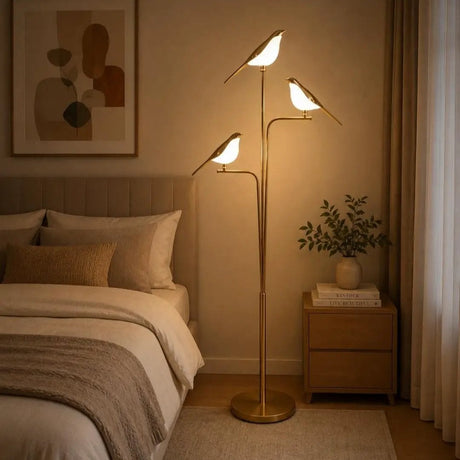 Bird Themed Floor Lamp Floor lamp Floor Lamps