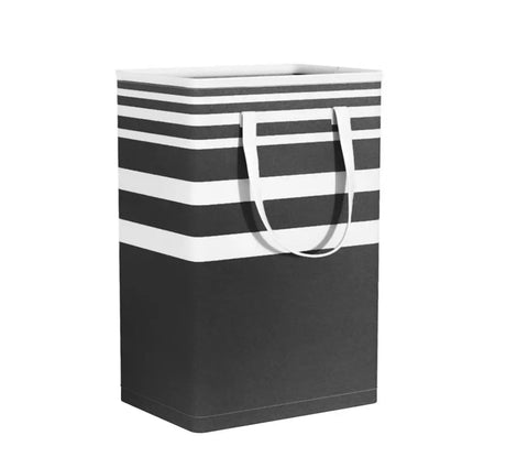 Collapsible Large Capacity Laundry Basket with Steel Handle Foldable Storage Solution for Home