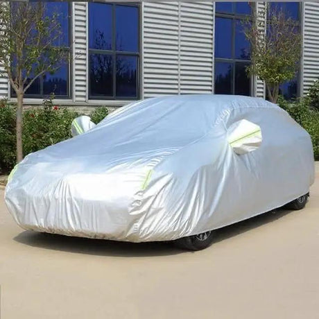 Universal Grey Car Cover with Reflectors Car cover Automotive Storage Covers