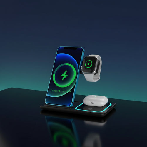 3 in 1 15W Foldable Wireless Charger Wireless Chargers