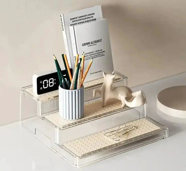 3-Tier Expandable Acrylic Display Rack Display rack Storage & Organization