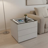 3-Drawer Bedside Cabinet with LED & Wireless Charging Bedside Cabinet Bedside Cabinets
