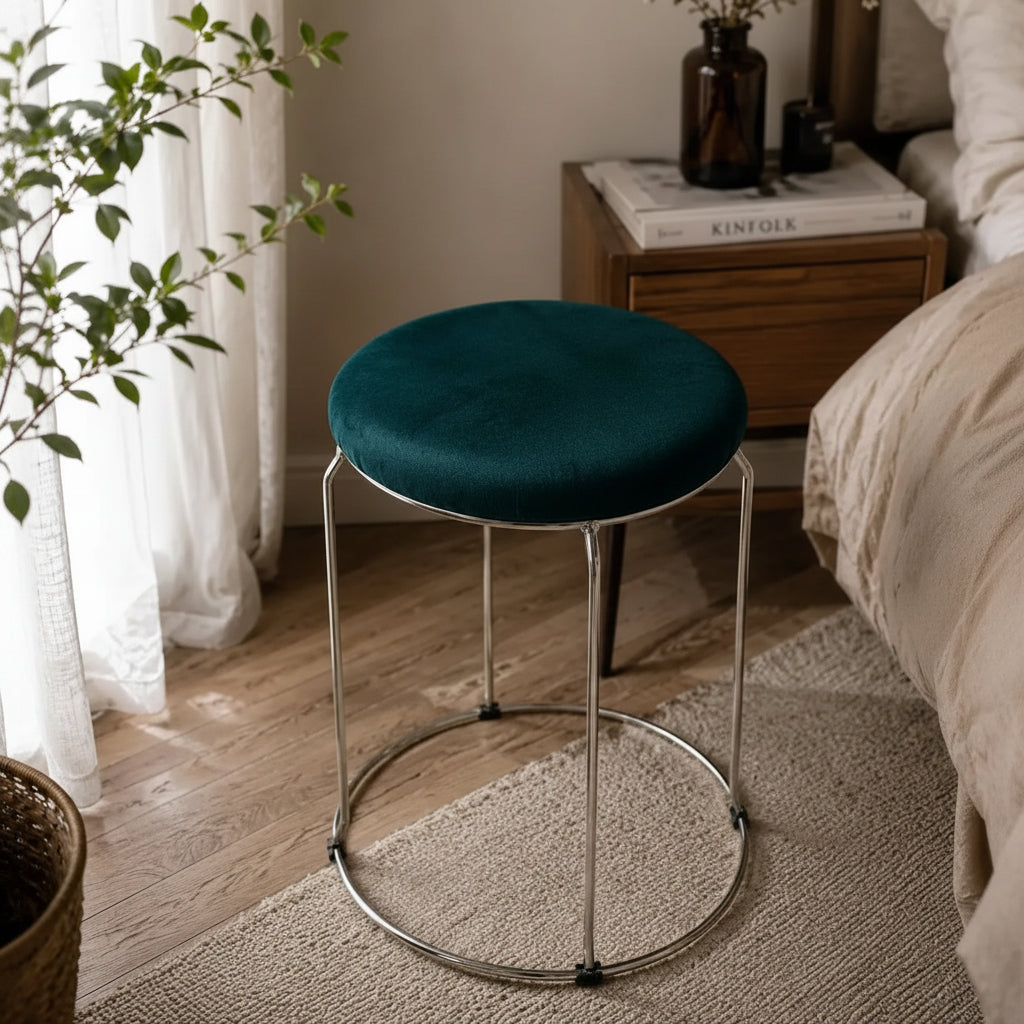HEDMAI Vanity Stool for Bedroom Elegant Comfort Seating Dining Chairs Bar Stools