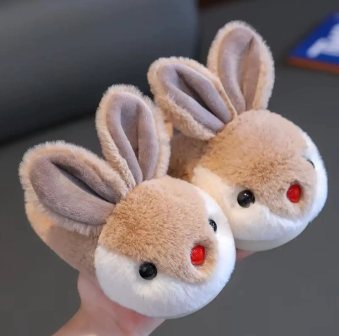 Kids Bunny Plush Indoor Slippers Indoor slippers Slippers