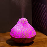 Volcano Aromatherapy Diffuser Humidifier 300ml with Remote Control & Color Gradient Ambient Light- Furaha Finds Kenya