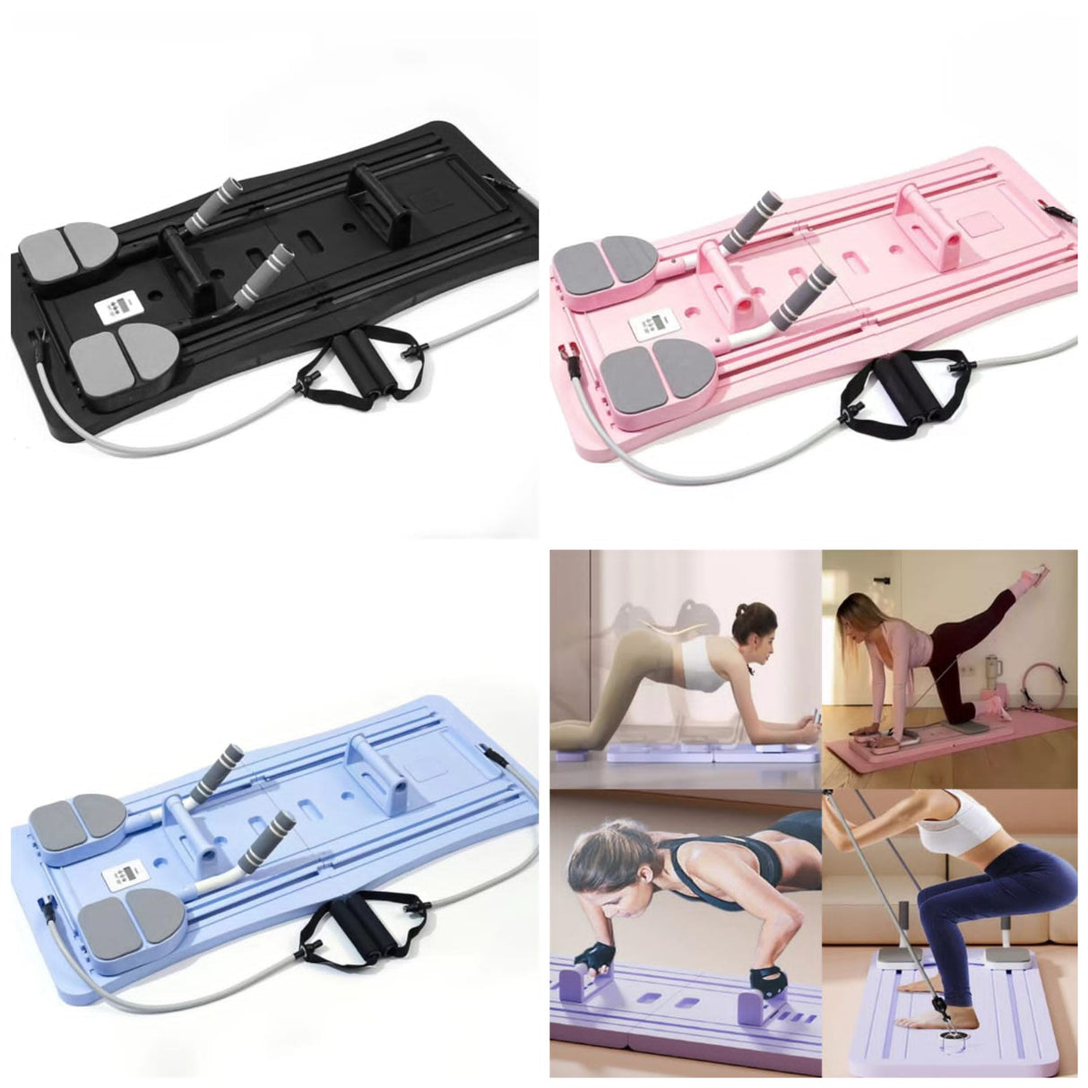 Multifunctional Pilates Board – Adjustable Resistance Core & Full Body Workout