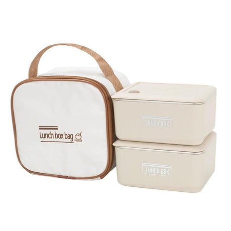 3 in 1 Lunch Insulated Set with Microwave-Safe Containers Lunch Box Sets