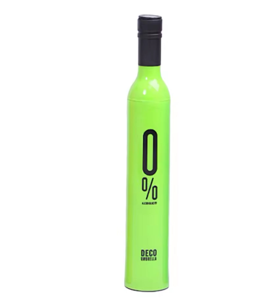 Wine Bottle Design Umbrella- Furaha Finds Kenya