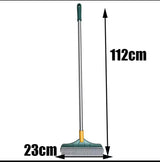 Furaha Finds 2 in 1 V-Shape Magic Broom and Squeegee. Lightweight plastic cleaning tool for wet and dry cleaning. Perfect for kitchens, bathrooms, and pool decks.