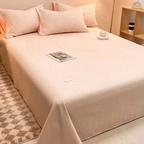 Waffle Bed Coverlet Set with Pillowcases Quilts & Comforters