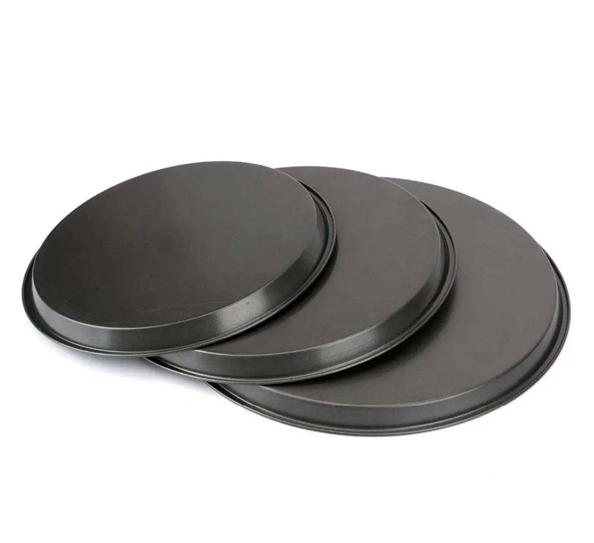 Non-Stick Pizza Pan Set 3 Round Baking Trays (23cm / 26cm / 28cm)- Furaha Finds Kenya