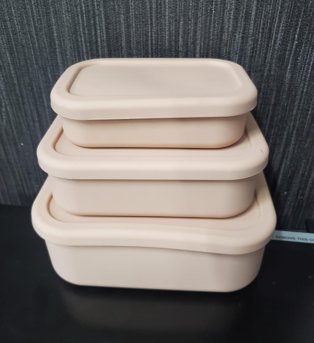 Leak Proof Food Grade Silicone Lunch Box Set 3pcs
