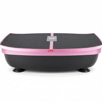 Fitness Vibroplate Power Step Machine – 100 Vibration Levels, Remote Control, Handbands (Pink/Grey) Fitness equipment Vibration Exercise Machines