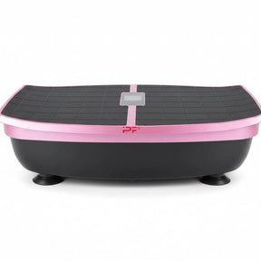 Fitness Vibroplate Power Step Machine – 100 Vibration Levels, Remote Control, Handbands (Pink/Grey) Fitness equipment Vibration Exercise Machines