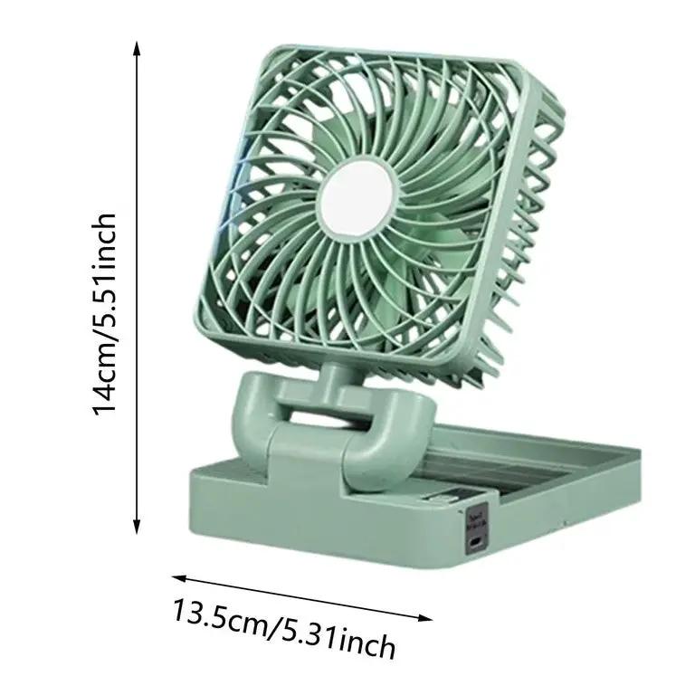 Foldable Solar Rechargeable Mini Table Fan Table fan Desk & Pedestal Fans