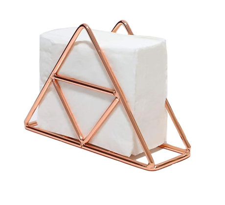 Modern Metallic Napkin Holder for Kitchen and Table Accessory