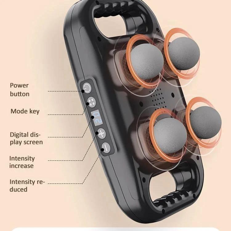 Powerful Four Head Deep Tissue Percussion Massager Beauty & Personal Care Electric Massagers