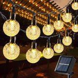 Solar Powered Outdoor Ball Lights – Christmas Edition (12m, 100 Bulbs)