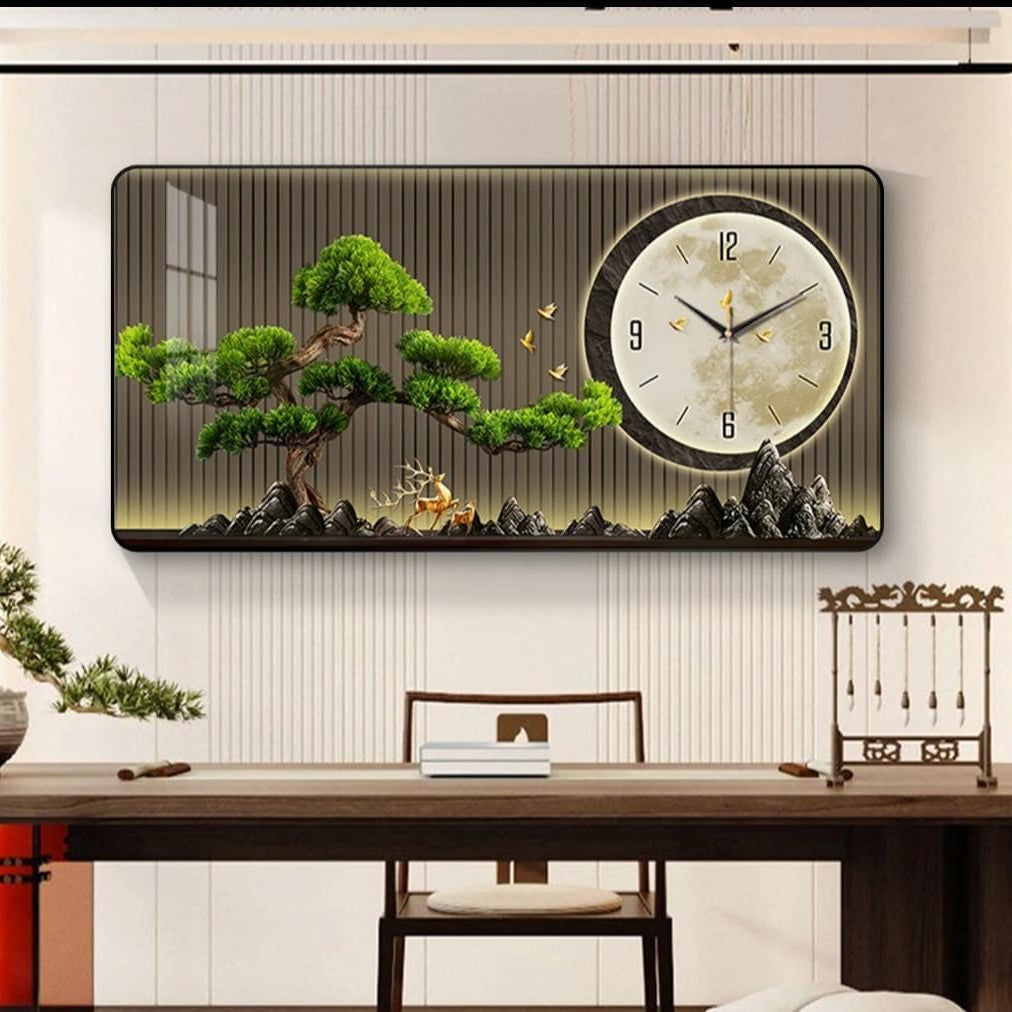 Silent Decorative Wall Clock with Calendar Wall clock Wall Clocks