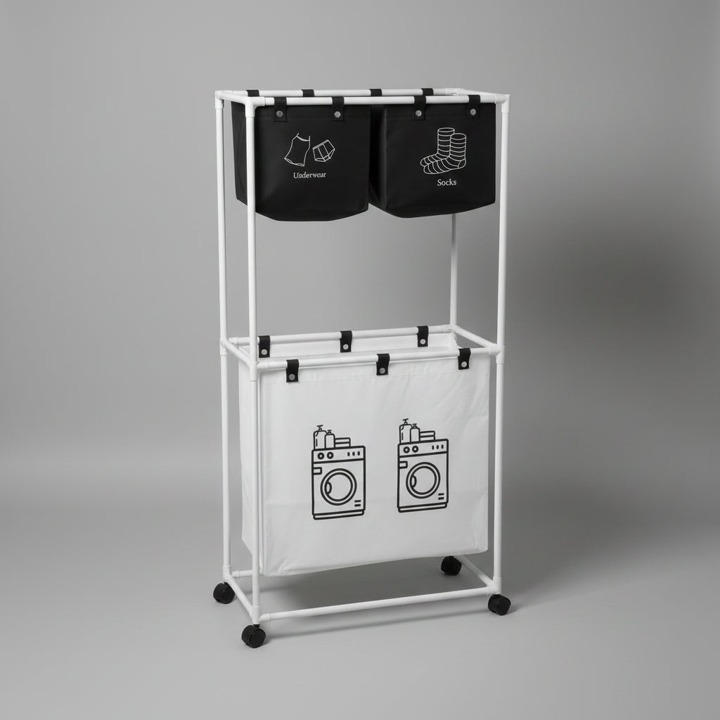 Foldable Laundry Basket with Wheels Laundry basket Laundry Hampers
