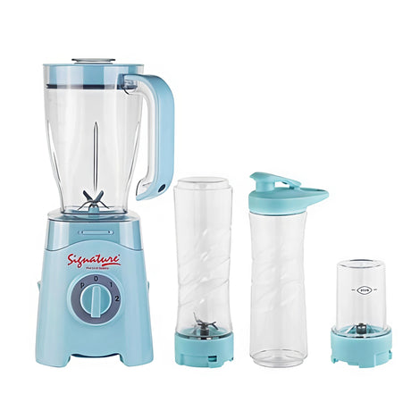 Signature 4 in 1 Personal Blender 250W with Multiple Jars Food Blenders