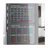 2pcs Magnetic Monthly and Weekly Fridge Planner Set – Acrylic 40 × 30 cm