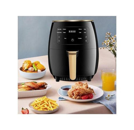 Nunix AF-06 Air Fryer 6L Electric Oil Free Cooker with Manual Control & Hot Wind Circulation