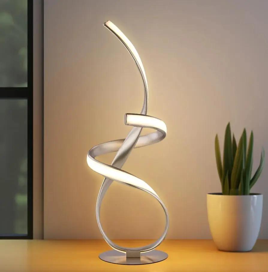 Gold Ribbon LED Table Lamp Table lamp Table Lamps