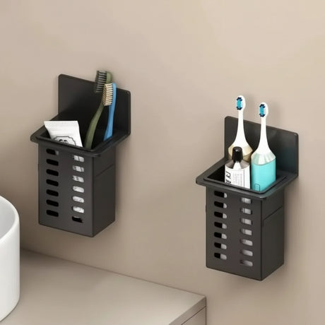 Wall-Mounted Toothbrush Holder(2 Pc) Toothbrush holder Toothbrush Holders