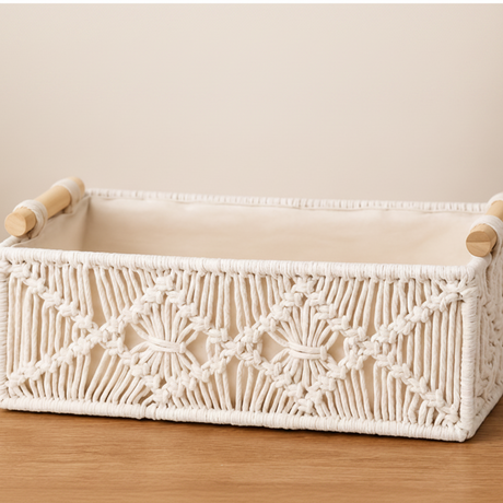 Handmade Woven Basket Household Storage Baskets