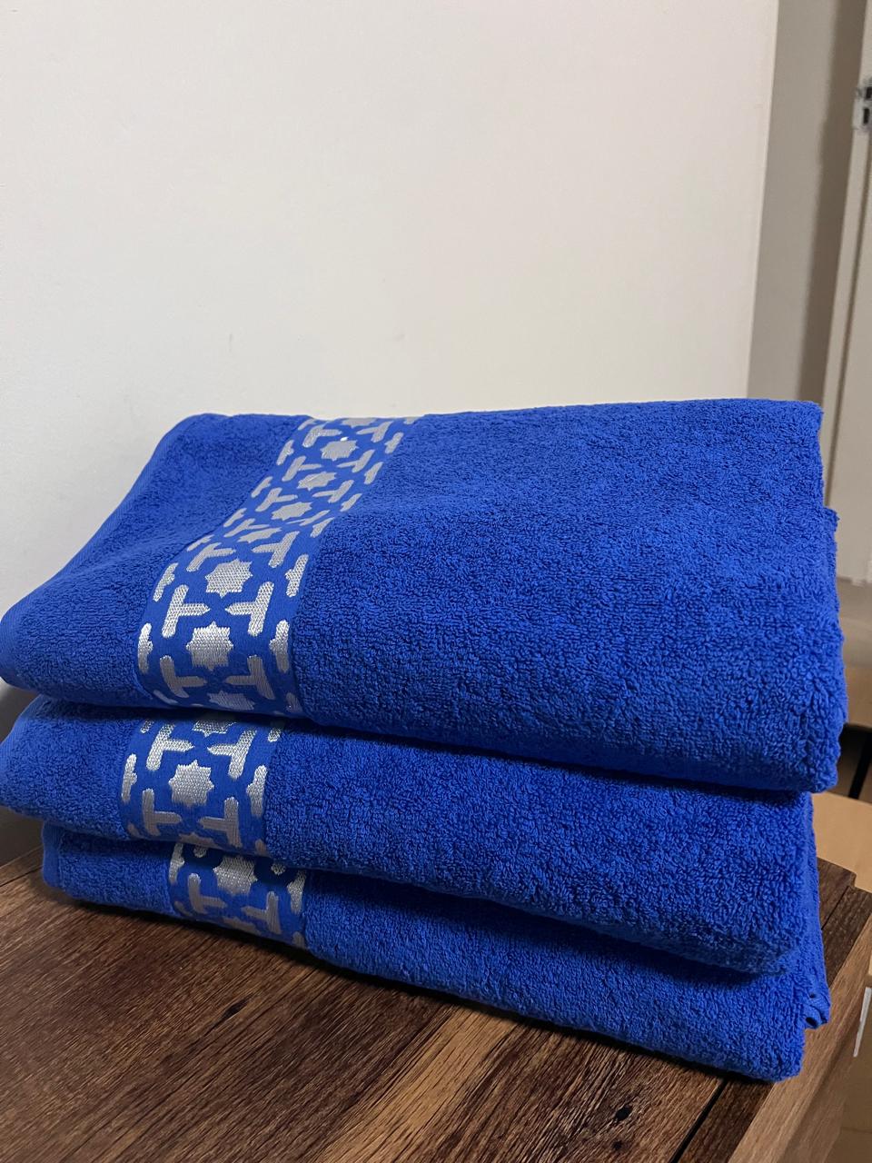 1pc Lotus Cotton Bath Towel 90x150cm Soft and Absorbent