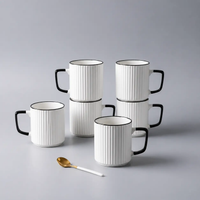 Japanese Ceramic Mugs Set of 6 Kitchen & Dining Mugs