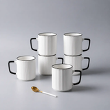 Japanese Ceramic Mugs Set of 6 Kitchen & Dining Mugs