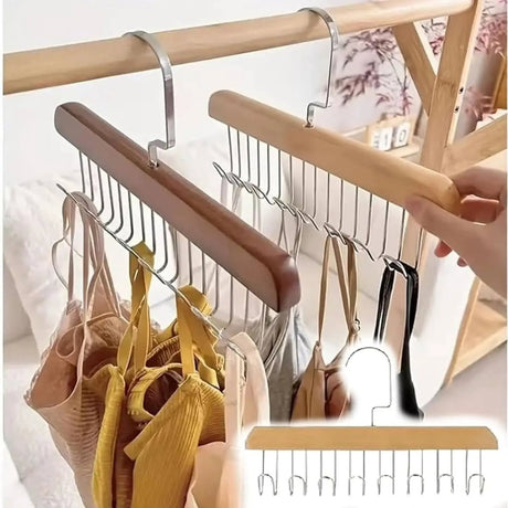 5 pc 360° Rotating Tie, Belt & Scarf Organizer Hanger