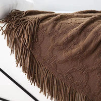 Throw Blanket with Tassels Throw blanket Throw Blankets