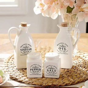 4 in 1 Cruet Jar Set Kitchen & Dining
