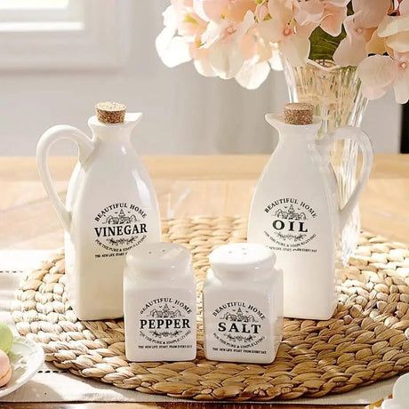 4 in 1 Cruet Jar Set Kitchen & Dining
