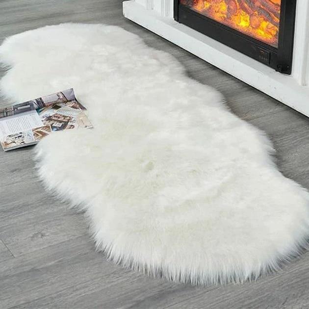 Faux Fur Indoor Rug – 60 x 90cm Home Decor Decals