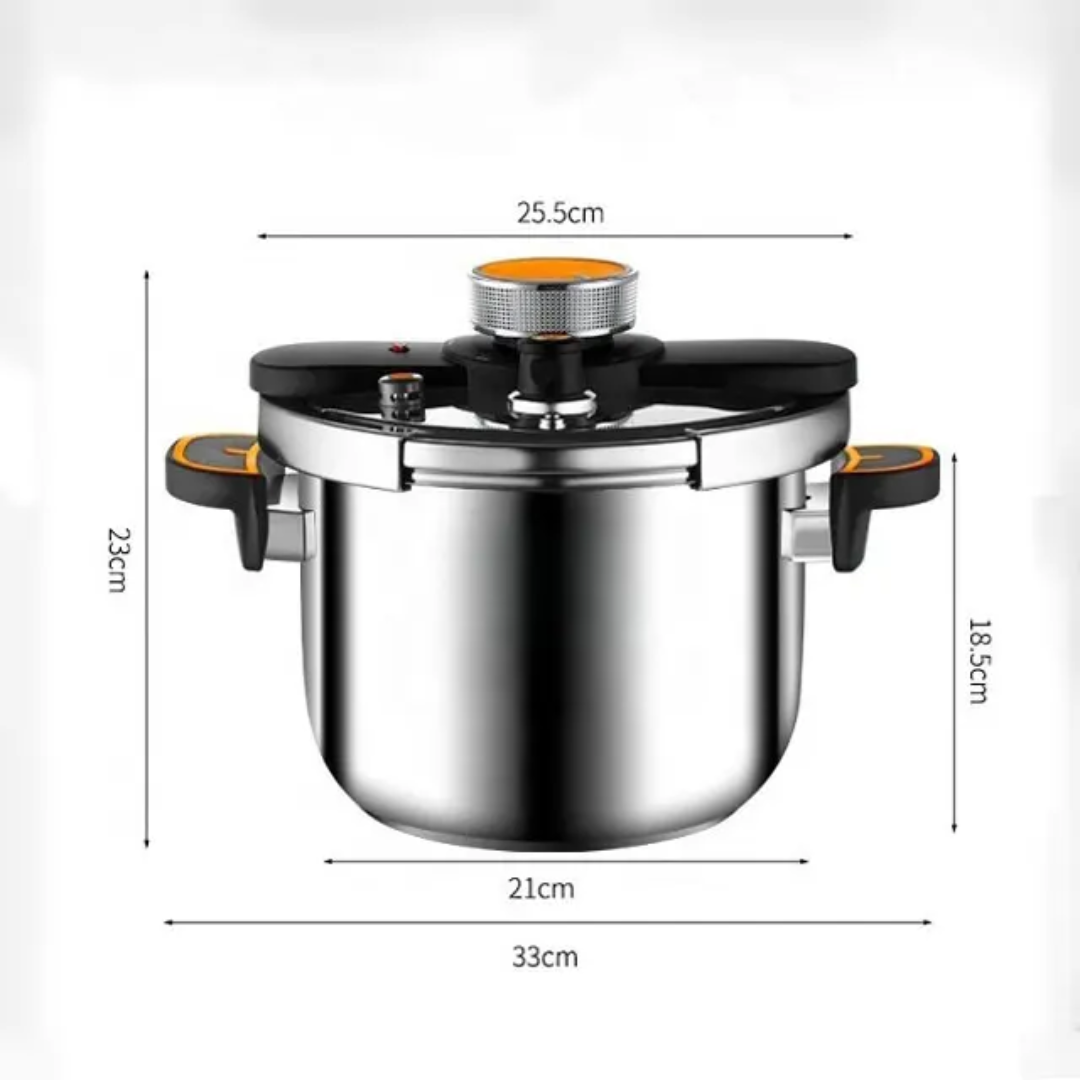 6 Litre Non Explosive Pressure Cooker Nonstick, Induction & Flame Compatible.- Furaha Finds Kenya