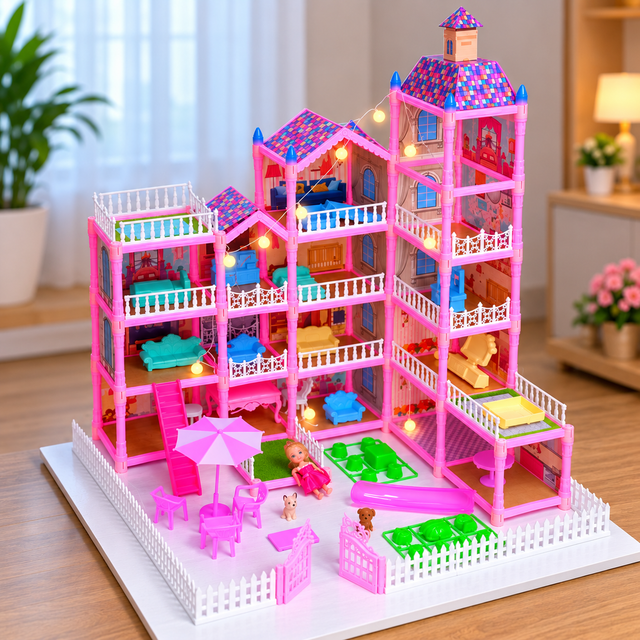 379 Piece Dollhouse Dollhouse Dollhouses