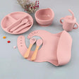 Eco Friendly Silicone Feeding Set For Babies BPA Free Baby & Kids Feeding Essentials