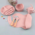 Eco Friendly Silicone Feeding Set For Babies BPA Free Baby & Kids Feeding Essentials