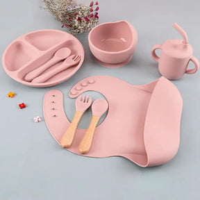 Eco Friendly Silicone Feeding Set For Babies BPA Free Baby & Kids Feeding Essentials