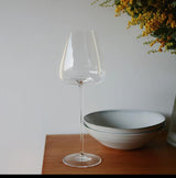 Elegant Long Stem Wine Glasses 600ml Set of 2
