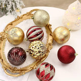 16pcs Christmas Ball Set – 8cm Decorative Ornaments for Christmas Tree