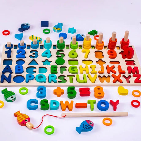 Montessori Educational Wooden Kids Toy Educational Toys Baby Toys & Activity Equipment