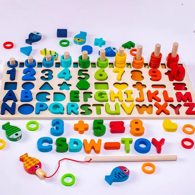 Montessori Educational Wooden Kids Toy Educational Toys Baby Toys & Activity Equipment